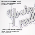 You're Like Really Pretty – reclame luminoso em néon LED (5 V USB)