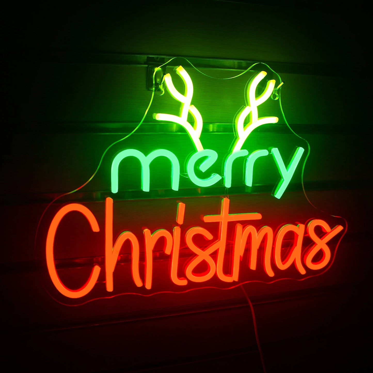 Merry Christmas 5V USB LED Neon Sign - Budget Friendly