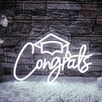 Letreiro de LED "Congrats" USB 5V - Econômico