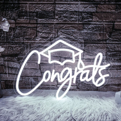 Congrats 5V USB LED Neon Sign - Budget Friendly