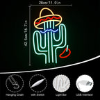 Cato – letreiro de néon LED (5 V USB)