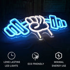 Letreiro de LED Barbell Weightlifting 5V USB - Econômico