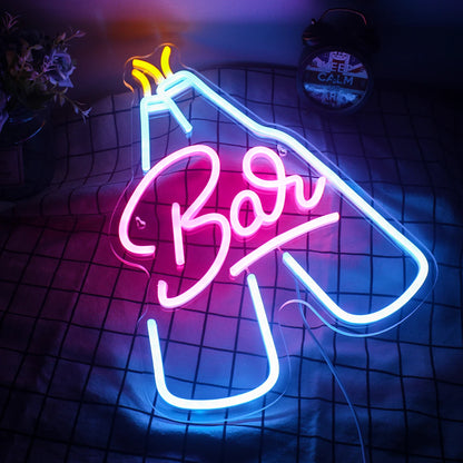 Bar 5V USB LED Neon Sign - Budget Friendly