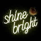Shine Bright – letreiro de néon LED (5 V USB)