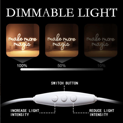 Faça Mais Magia 5V USB Letreiro de LED - Econômico
