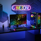 Placa de LED Colorida Game Zone 5V USB - Econômica