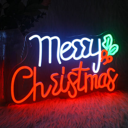 Letreiro de LED USB 5V "Feliz Natal" - Econômico