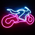 Motociclo – letreiro de néon LED (5 V USB)