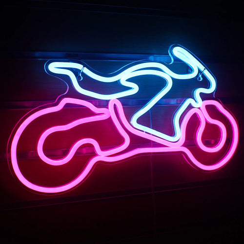 Motociclo – letreiro de néon LED (5 V USB)