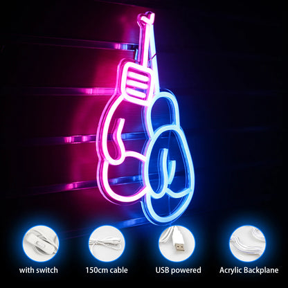 Luva de Boxe 5V Placa de LED - Econômica