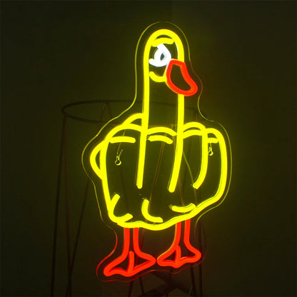 Letreiro de LED USB 5V em Forma de Pato - Econômico