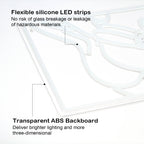 Contorno do corpo feminino – letreiro de néon LED (5 V USB)