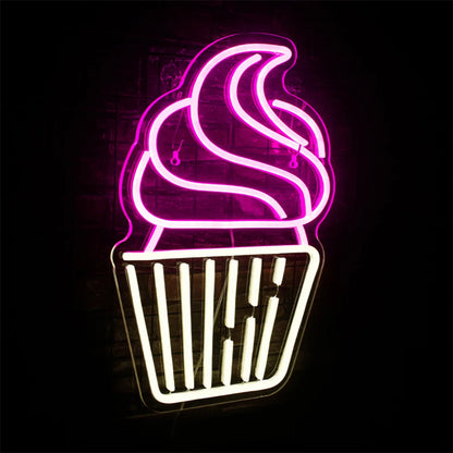 Letreiro de LED Cupcake 5V USB - Econômico