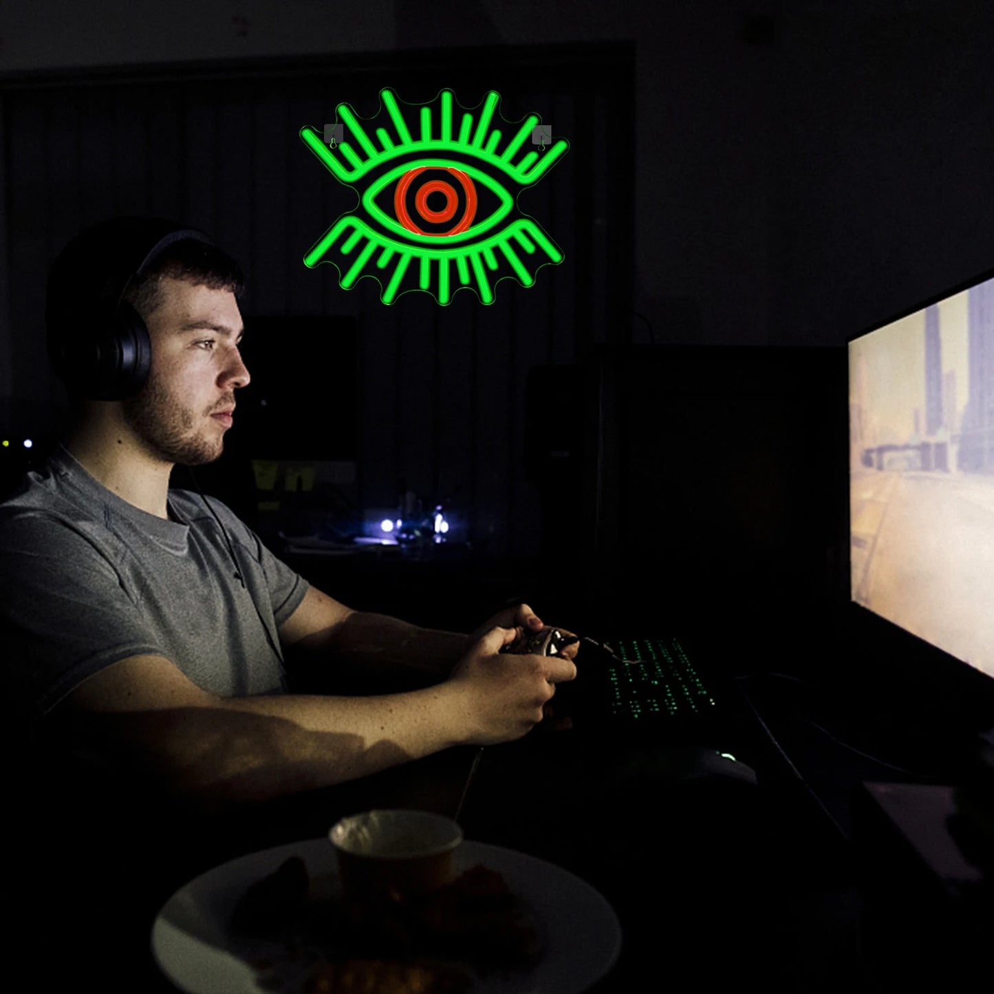 Olhos 5V USB Letreiro de LED - Econômico