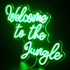 Welcome To The Jungle – letreiro de néon LED (5 V USB)