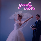 Good Vibes – letreiro de néon LED (5 V USB)