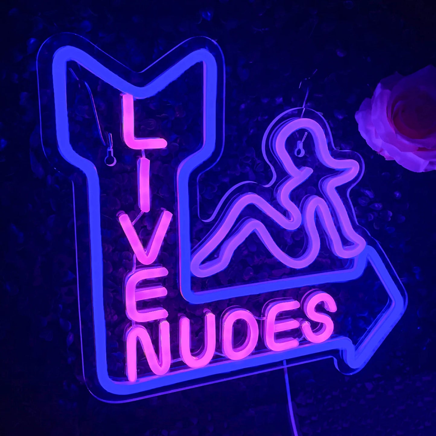 Live Nudes Girl 5V USB LED Neon Sign - Budget Friendly