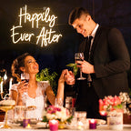 Happily Ever After – letreiro de néon LED (5 V USB)