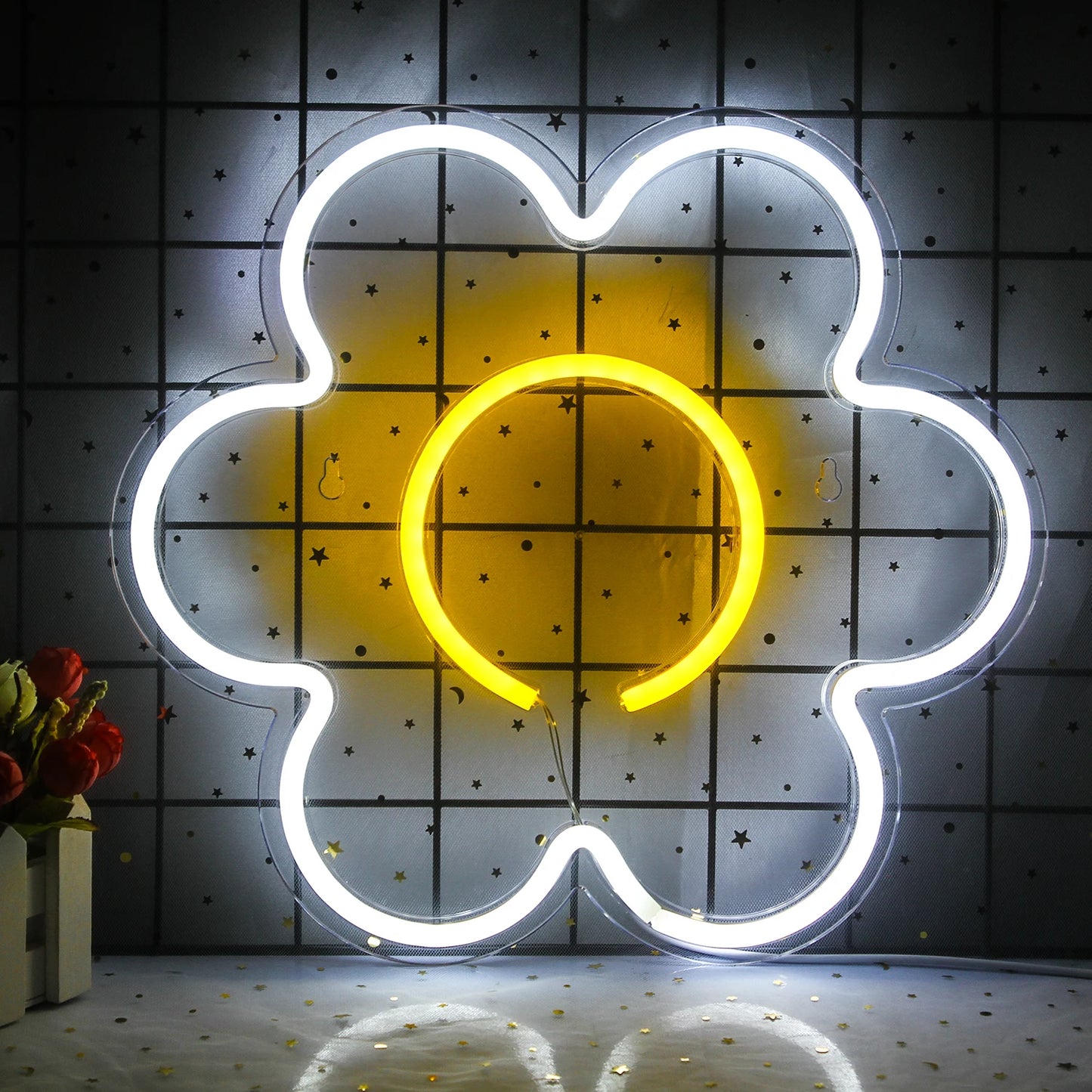 Placa de LED Flor 5V USB - Econômica