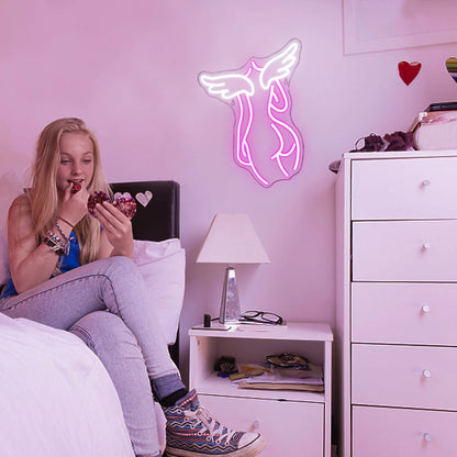 Letreiro de LED USB 5V Angel - Econômico