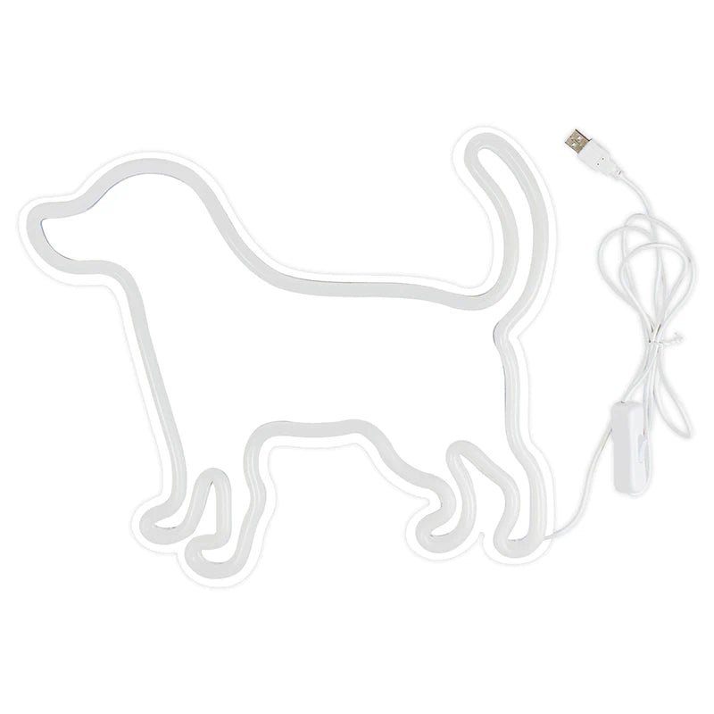 Small Dog 5V USB LED Neon Sign - Budget Friendly