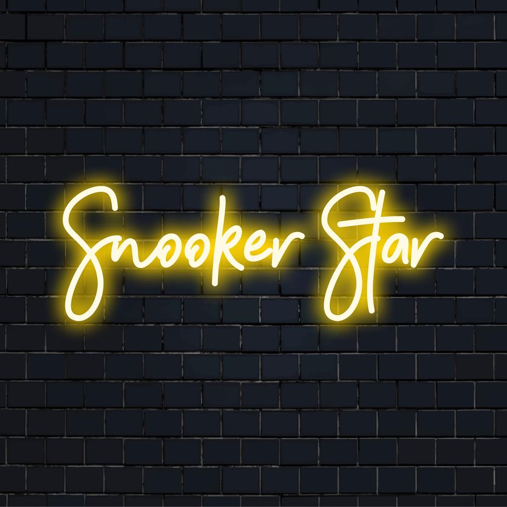 Placa de neon LED com motivos vibrantes de sinuca, uma peça única para decoração de sala de jogos, exibindo arte de parede neon personalizada.