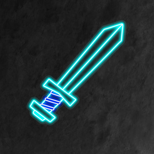 "Sword Neon Sign" traz ousadia com seu design icônico, lançando um brilho intenso que acrescenta força e personalidade ao seu espaço.