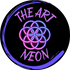 A imagem mostra o logotipo do site The Art Neon.