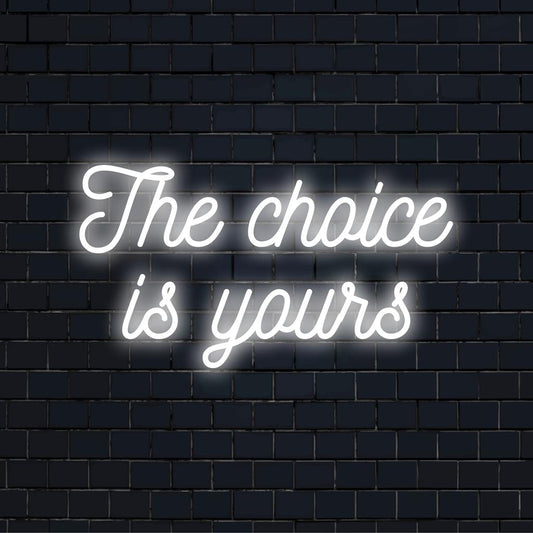 Your choice phrase in a radiant LED glow, epitomizing The Art Neon brand's bespoke neon mastery. Custom LED neon sign.