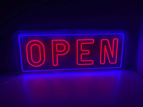 Letreiro Neon Aberto - The Art Neon