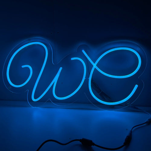 Letreiro de neon para banheiro - The Art Neon