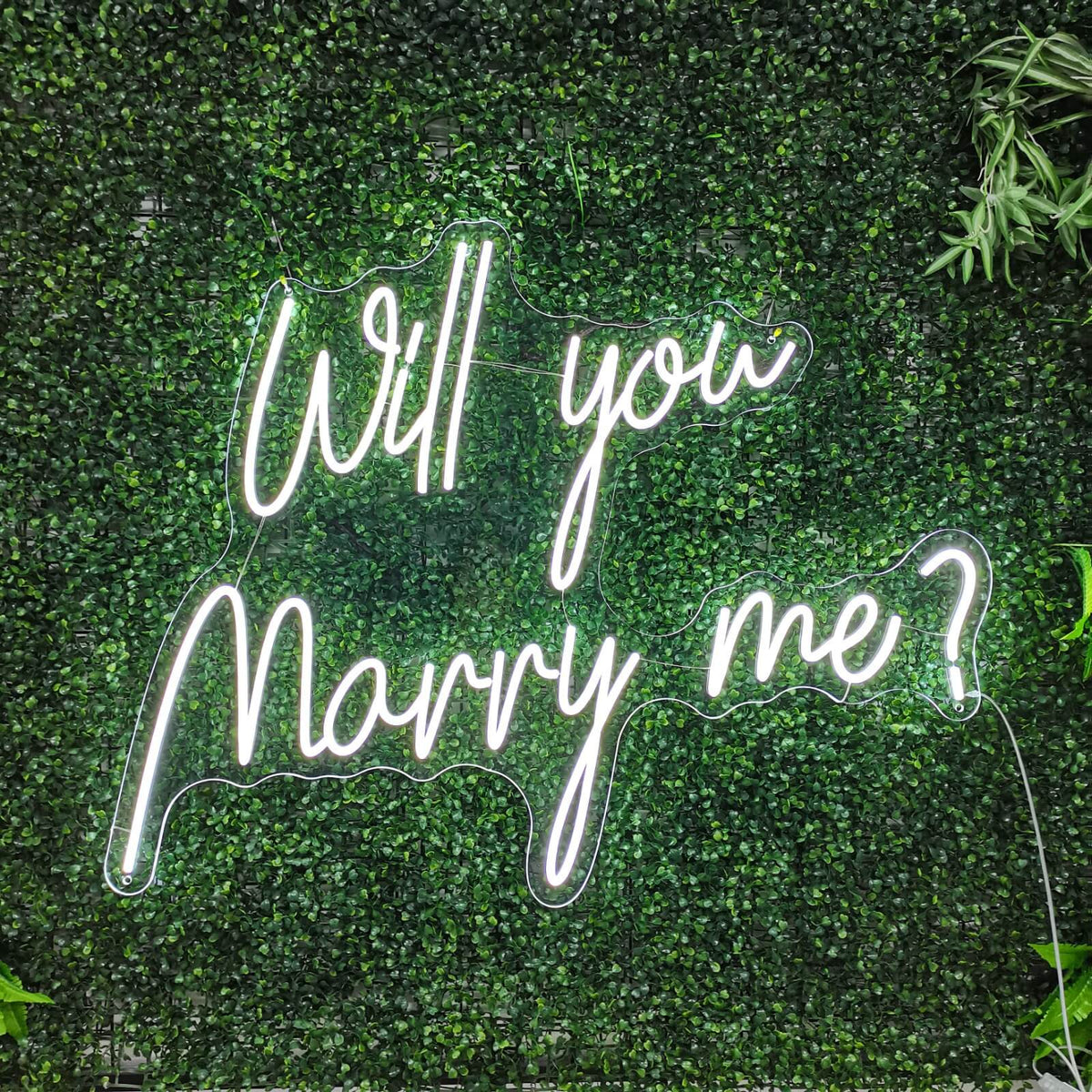 Quer Se Casar Comigo? Letreiro de LED