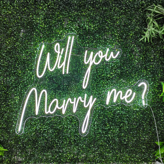 Quer Se Casar Comigo? Letreiro de LED