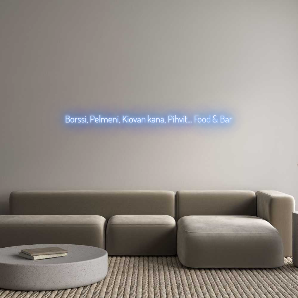 Letreiro de LED personalizado: Borssi, Pelme...