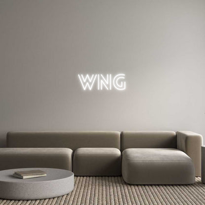 Neon Personalizado: Sinal de Neon WNG