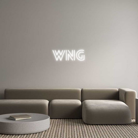 Neon Personalizado: Sinal de Neon WNG