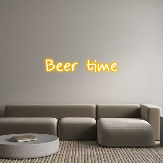 Letreiro Luminoso Personalizado: Hora da Cerveja