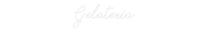 Custom Neon Sign: Gelateria 