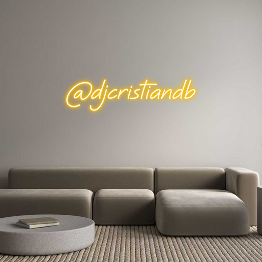 Custom Neon: @djcristiandb