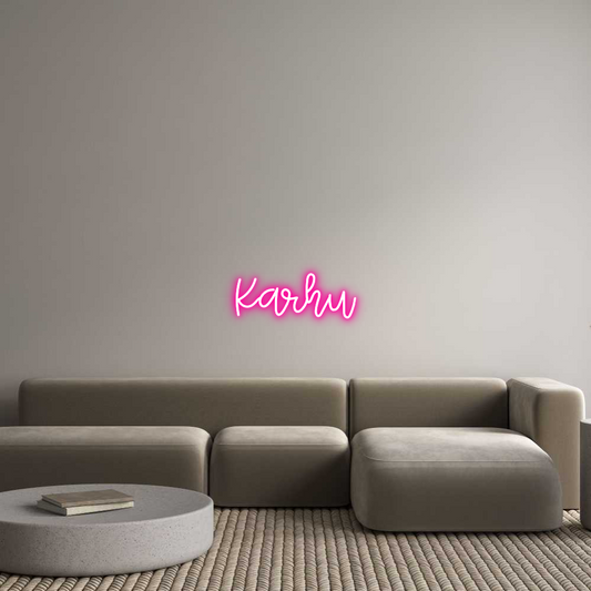 Räätälöity neonkyltin: Karhu