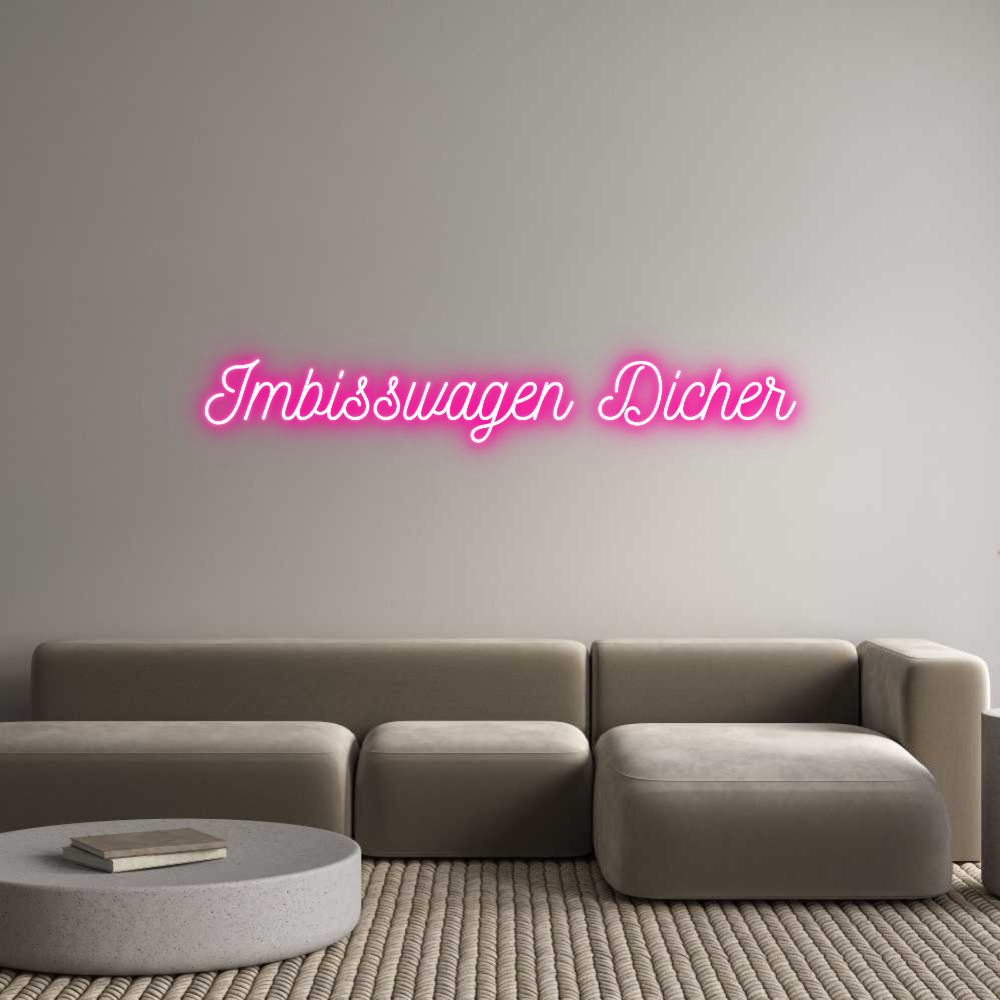 Semn Neon Personalizat: Imbisswagen D...