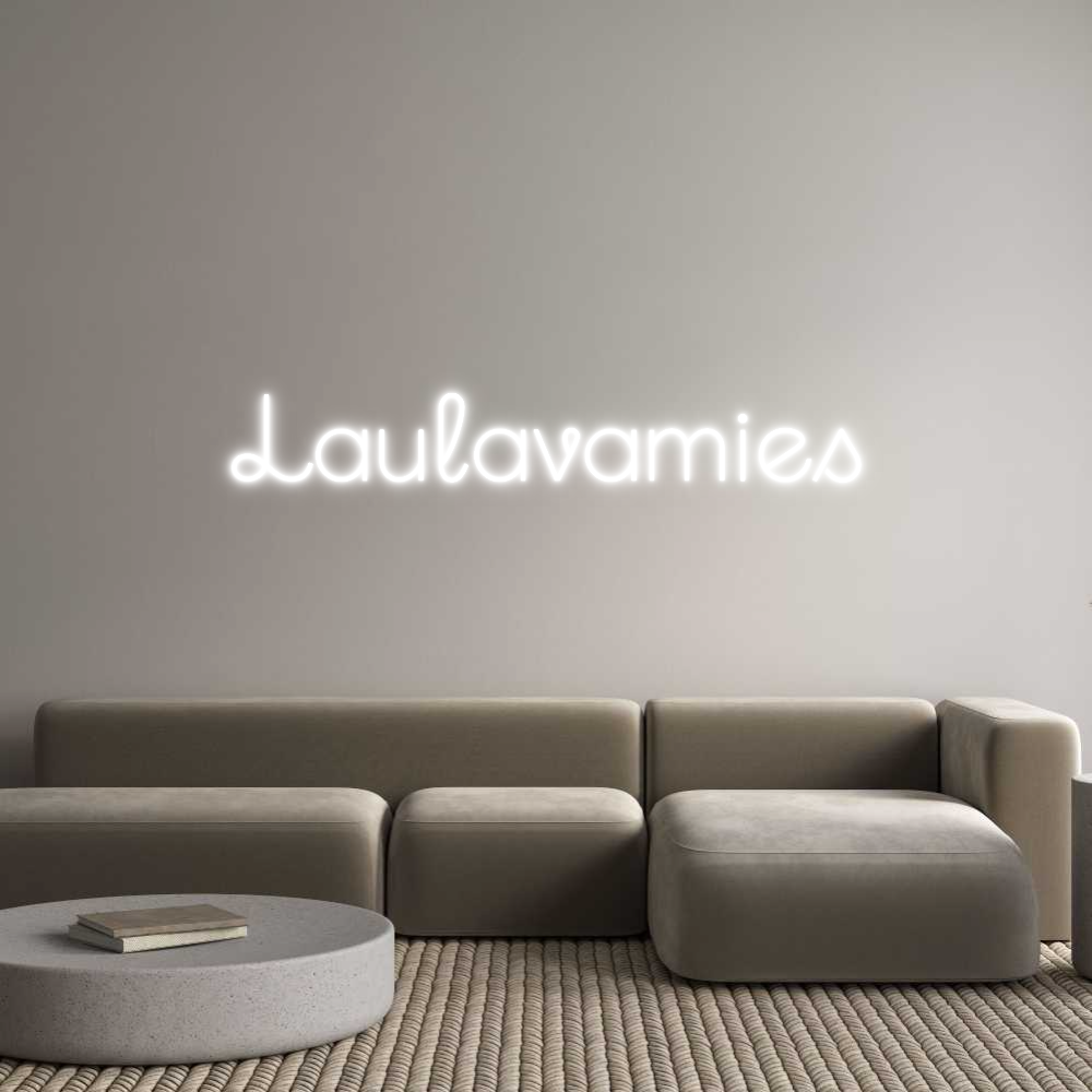 Räätälöity neonkyltin: Laulavamies