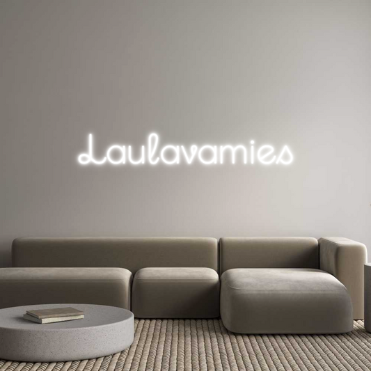 Räätälöity neonkyltin: Laulavamies
