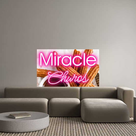 Custom Neon Sign: Miracle 
Chu...