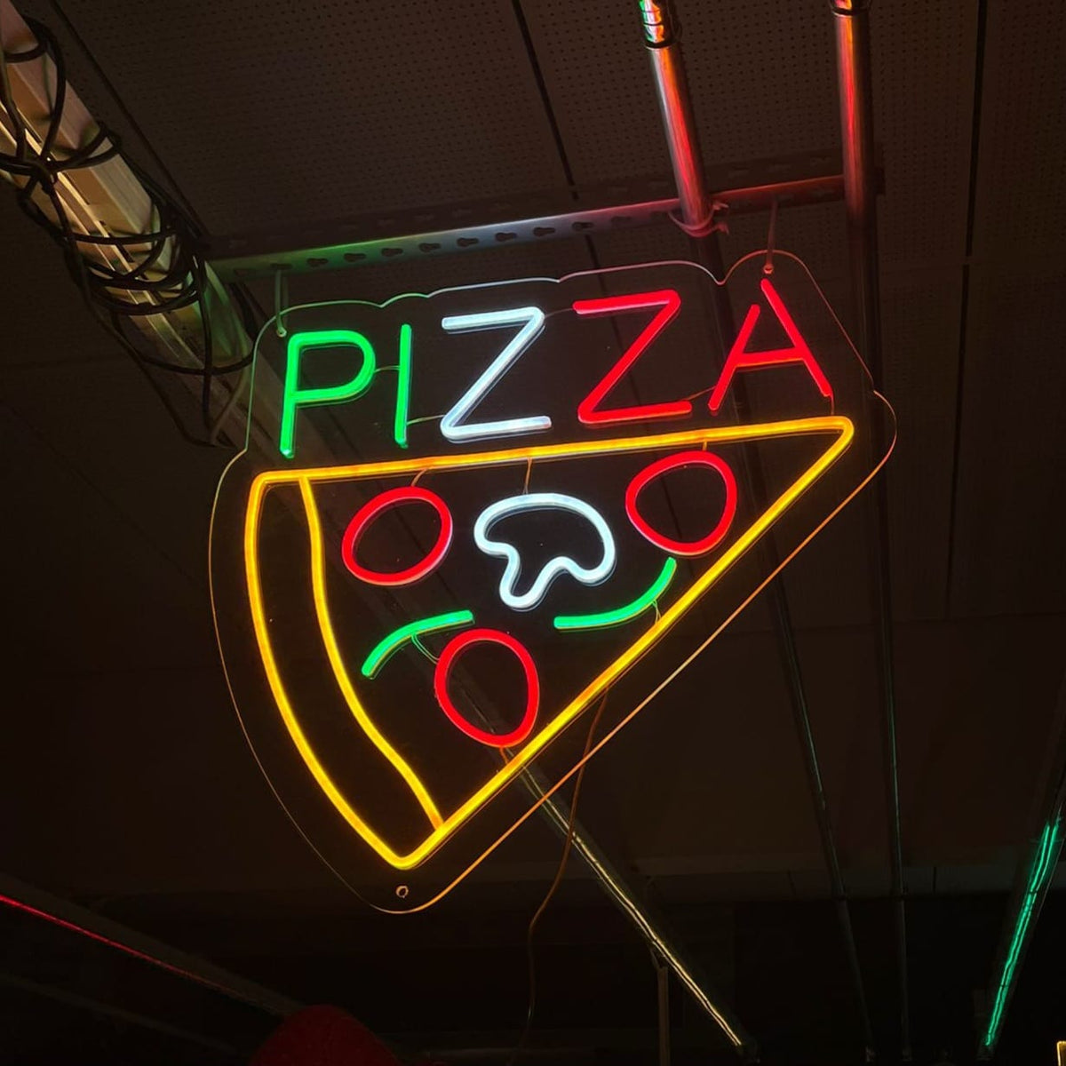 Letreiro de Neon de Pizza - The Art Neon