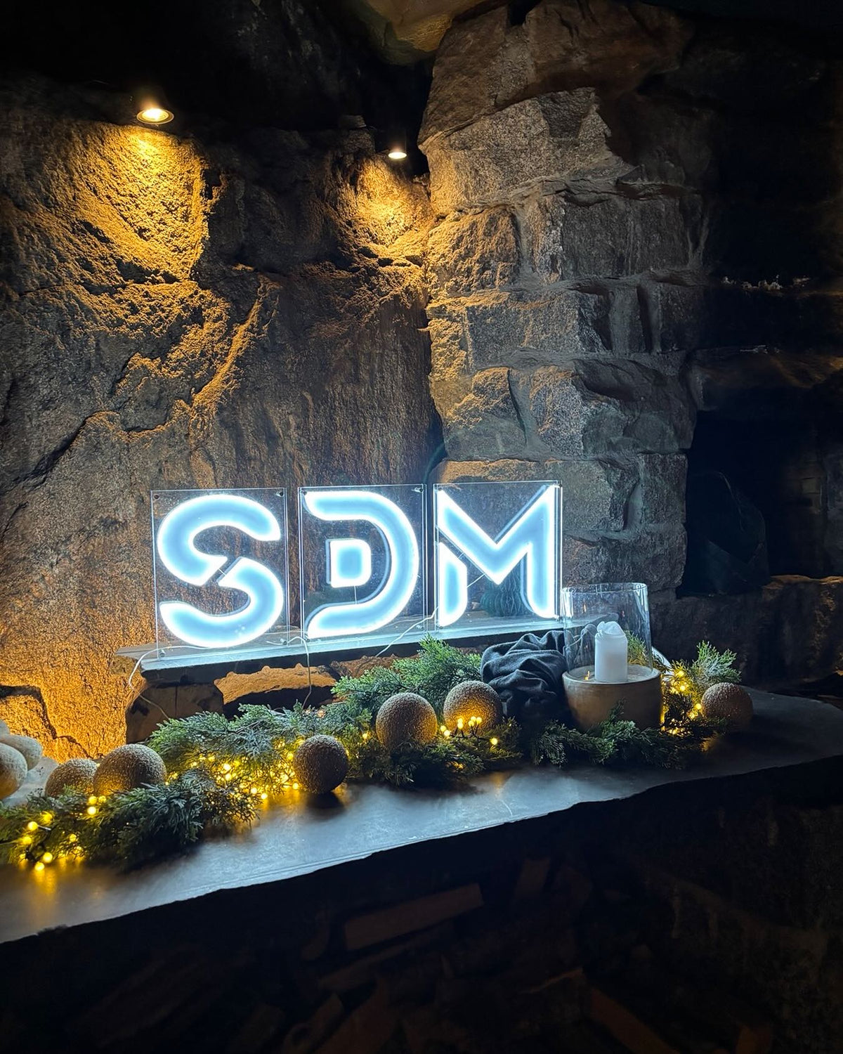 Custom LED neon sign for an event