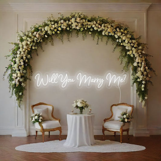 Will You Marry Me LED Neon Sign - The Art Neon